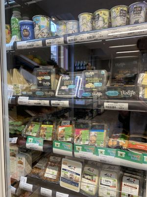 Tofu, plant yogurts, plant cheese at Kalcek - Miklošičeva in Ljubljana