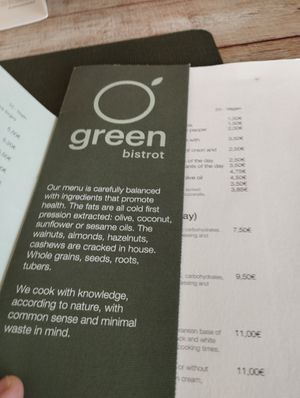 Green bistro at Green Bistrot in Guimaraes