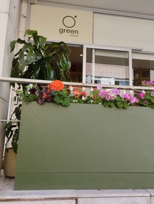 Outside at Green Bistrot in Guimaraes