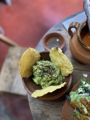 Guacamole - so good   at Comal Cocina de Barro in San Cristobal De Las Casas
