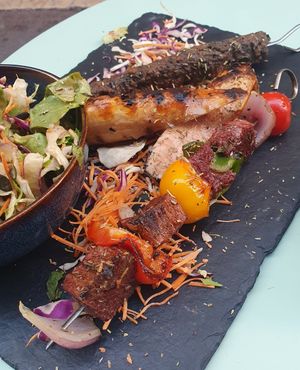 Vegan Beef, Sausage and Lamb (Redefine Meat) at Green Meal in Marseille