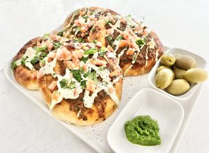 Vegan Lachma B’aajin   at Veganista HI in Honolulu