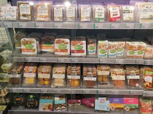 All kinds of tofu (also smoked and silken) and a variety of faux meats and falafels at EkoPlaza - Nieuwe Ebbingestraat in Groningen