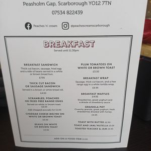  at Peaches 'n' Cream in Scarborough