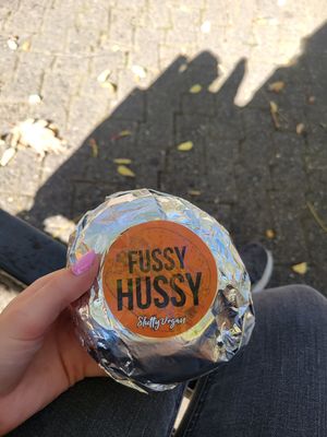 Fussy hussy at Slutty Vegan in Brooklyn