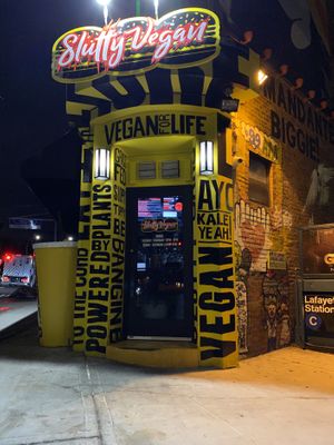   at Slutty Vegan in Brooklyn