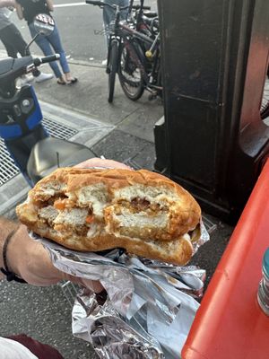 Chik’n head  at Slutty Vegan in Brooklyn