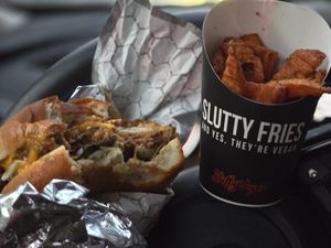  at Slutty Vegan in Brooklyn