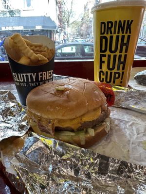   at Slutty Vegan in Brooklyn