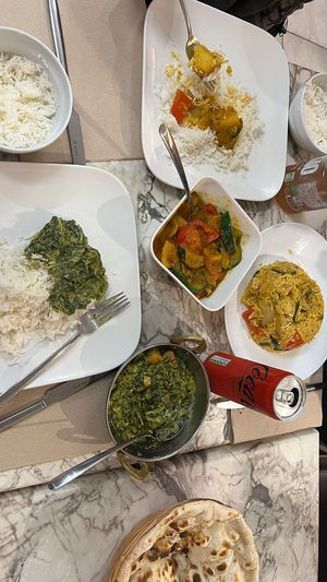 Vegetarian and vegan options - very tasty   at Chapati in Saint-malo