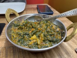 Saag bhaji   at Chapati in Saint-malo