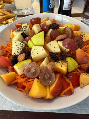 Azorean salad. Tasty but no protein  at Snack bar O 30 in San Jorge