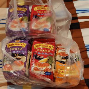 I bought all 12 packets of moon cake biscuits as souvenirs. This is the best vegetarian ones that I've tasted across Malaysia and Singapore. at Mỹ Thoa Chay in Da Lat