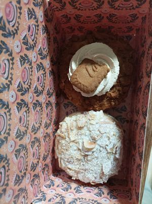 Biscoff cream & Bienenstich 🤤 at Brammibal's Donuts - Altona  in Hamburg