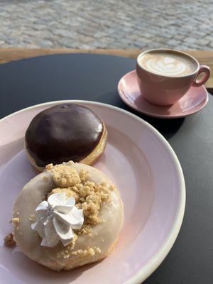 Boston Cream and Apple Pie  at Brammibal's Donuts - Altona  in Hamburg