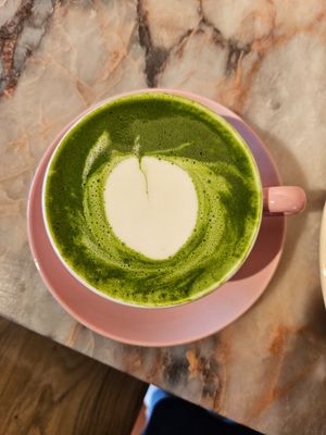 Matcha latte at Brammibal's Donuts - Altona  in Hamburg