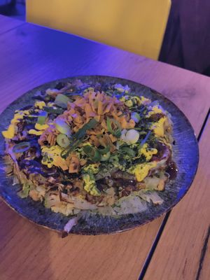 Okonomiyaki at Modoki Funky Roll in Barcelona