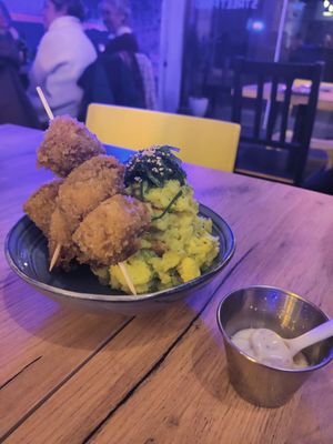 Karaage at Modoki Funky Roll in Barcelona