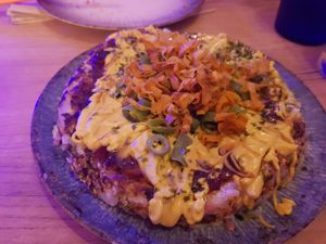 Okonomiyaki at Modoki Funky Roll in Barcelona