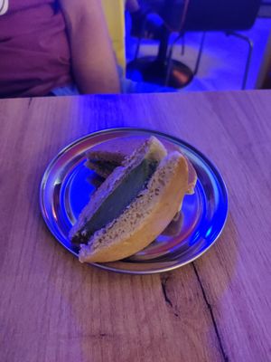 Matcha dorayaki at Modoki Funky Roll in Barcelona