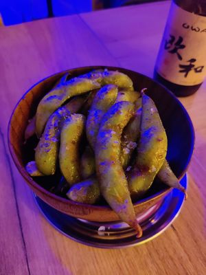 Edamame at Modoki Funky Roll in Barcelona