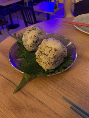 Tuna Onigiri, DELICIOUS  at Modoki Funky Roll in Barcelona