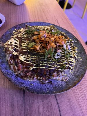 Okonomiyaki  at Modoki Funky Roll in Barcelona