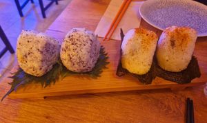 Onigiris at Modoki Funky Roll in Barcelona