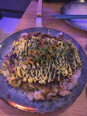 Okonomiyaki at Modoki Funky Roll in Barcelona