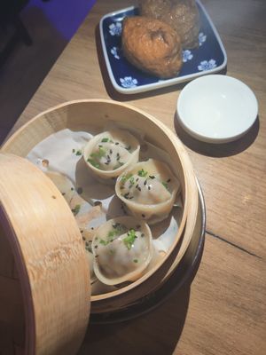 Dumplings at Modoki Funky Roll in Barcelona