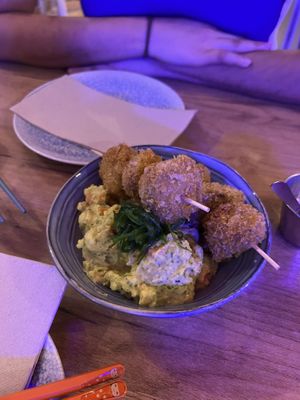 Tofu skews  at Modoki Funky Roll in Barcelona