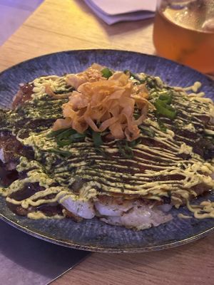 Okonomiyaki   at Modoki Funky Roll in Barcelona