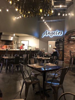 Inside at Angelo's Brick Oven Pizzeria in Wildomar