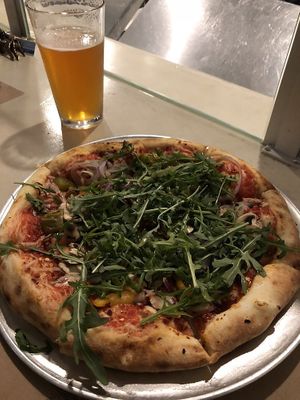 Vegan 2008 pizza at Angelo's Brick Oven Pizzeria in Wildomar