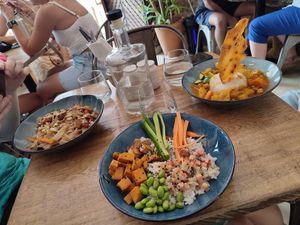 Buddha bowls at The Vegan Shack in Panama City