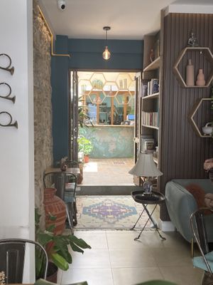 The entrance  at The Vegan Shack in Panama City