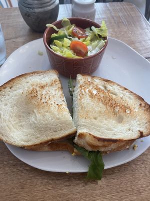 Breakfast tofu sandwich   at The Vegan Shack in Panama City