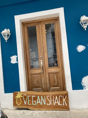 Street entrance   at The Vegan Shack in Panama City