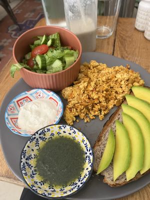 Scramble jamble platter   at The Vegan Shack in Panama City