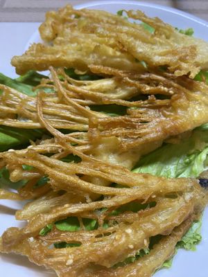 Deep fried shrooms  at Loving Hut Chay Hoàng Kim 99 in Ha Long