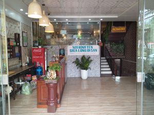 Entrance #Veganuary at Loving Hut Chay Hoàng Kim 99 in Ha Long