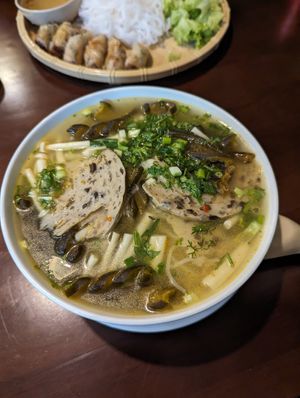 Seaweed noodle soup at Loving Hut Chay Hoàng Kim 99 in Ha Long