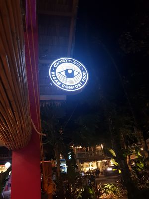 Sign at Cosmic Siargao in Siargao