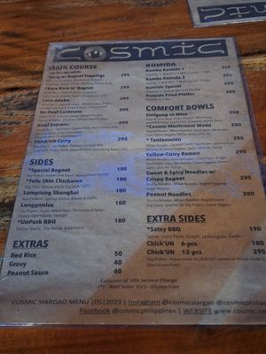  at Cosmic Siargao in Siargao