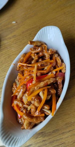 Crispy chili beef at ZenV Garden  in Gloucester