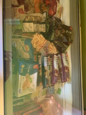 Frozen goods  at ZenV Garden  in Gloucester