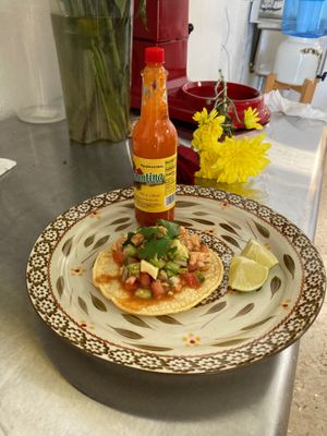 Ceviche soya at Good Wishes Cafe in Shreveport