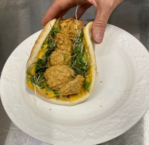 Falafel Sandwich! at Good Wishes Cafe in Shreveport