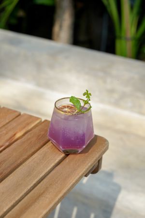 Lemongrass & Telang Tea at Hejo Eatery in Bandung