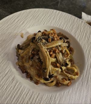 Cabonara linguine ~ 27/4/24 at Hejo Eatery in Bandung